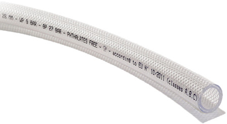 Druckluftschlauch - Retin PVC - Transparent - 6 x 12mm (5m)