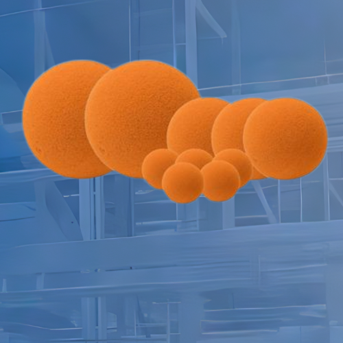 Schwamm und Reinigungsbälle
